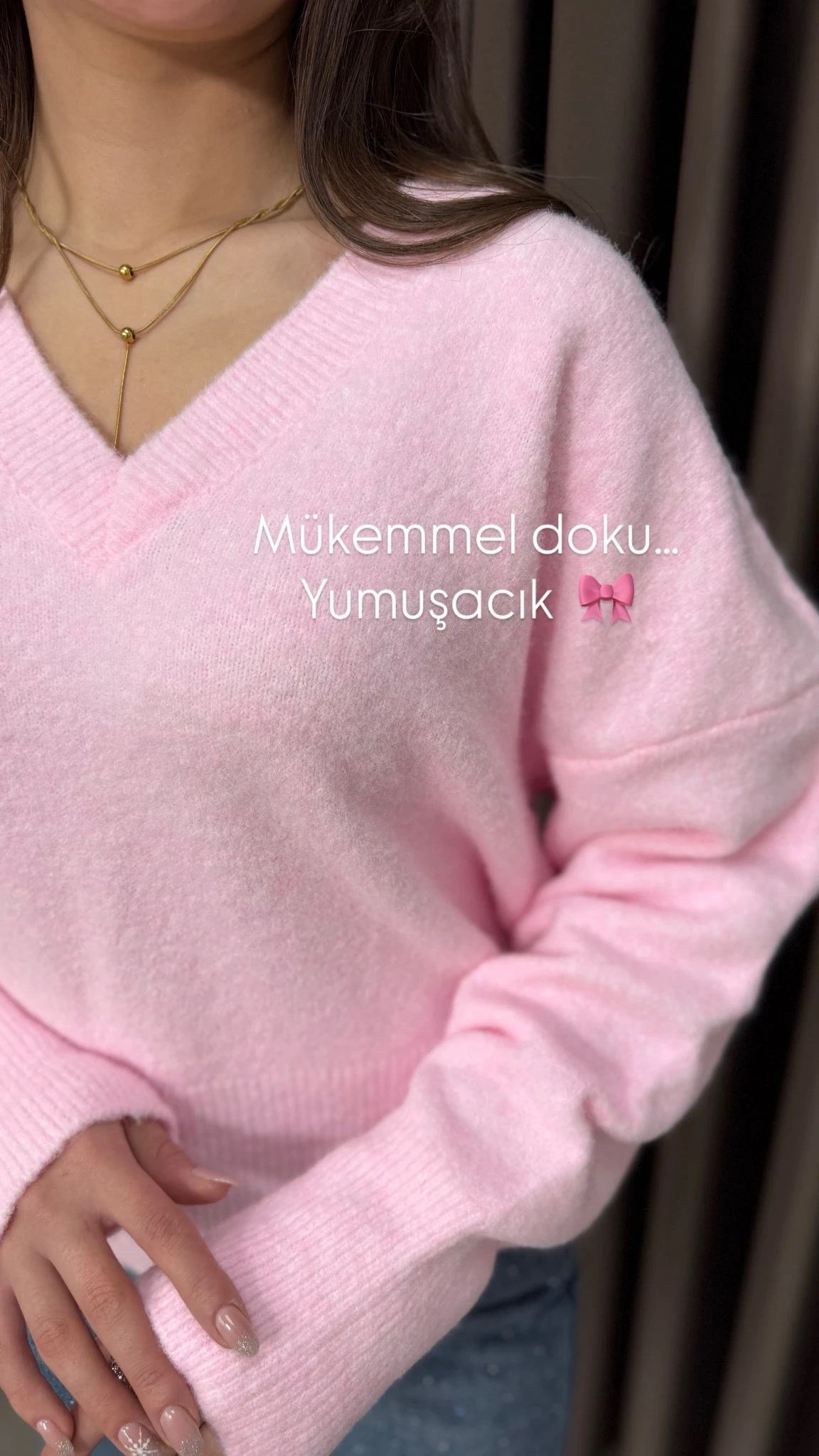 V YAKA YÜN KAZAK