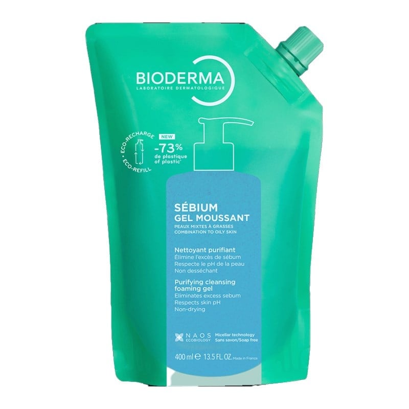Bioderma Sebium Foaming Gel Refill 400 ml