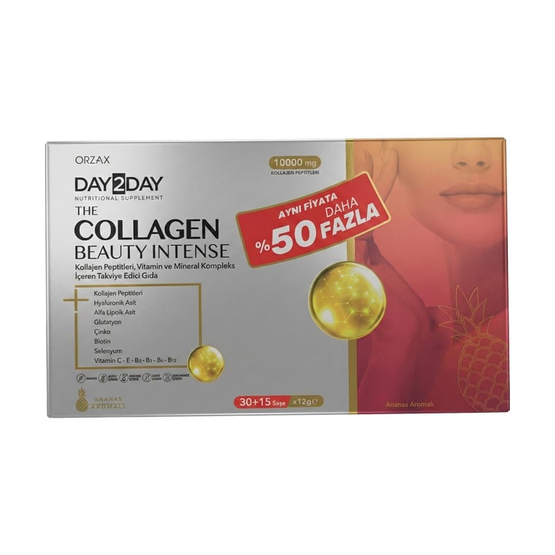 Day2Day The Collagen Beauty Intense Ananas Aromalı 45 Saşe