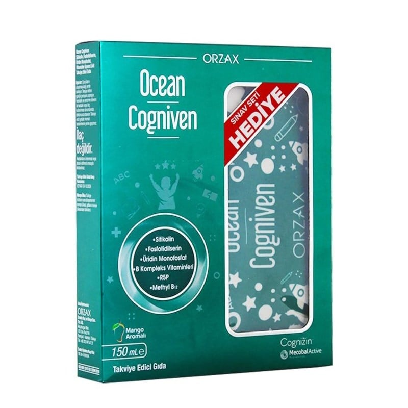 Orzax Ocean Cogniven Mango Aromalı 150 ml Sınav Seti Hediye