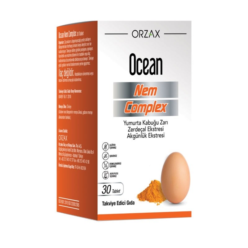 Orzax Ocean Nem Complex Takviye Edici Gıda 30 Tablet