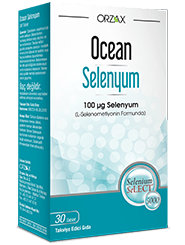 Orzax Ocean Selenyum Takviye Edici Gıda 30 Tablet