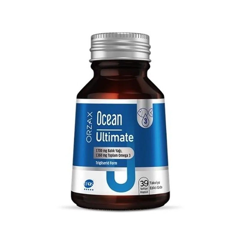 Orzax Ocean Ultimate Balık Yağı 1700 mg 39 Softjel Kapsül