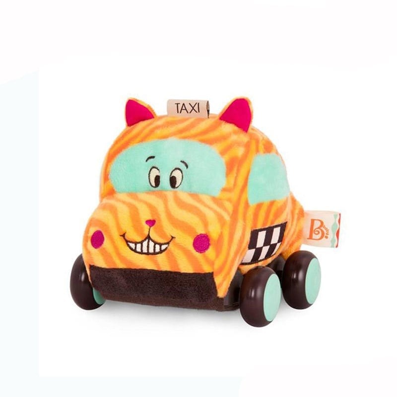B.Toys Peluş Çek Bırak Araba - Sarı