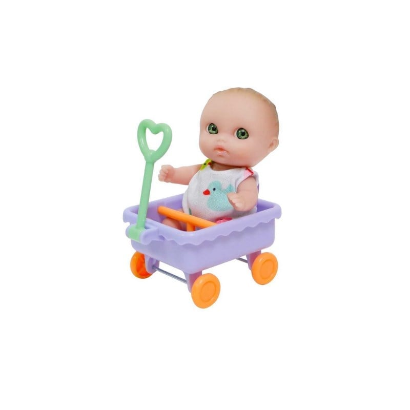 Berenguer Mini Bebek ve Araba - 13 cm