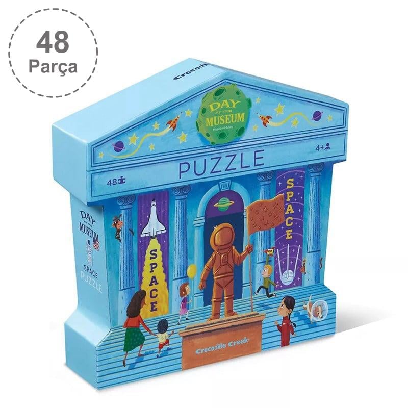 Crocodile Creek Müzede Bir Gün Puzzle - 48 Parça - Uzay