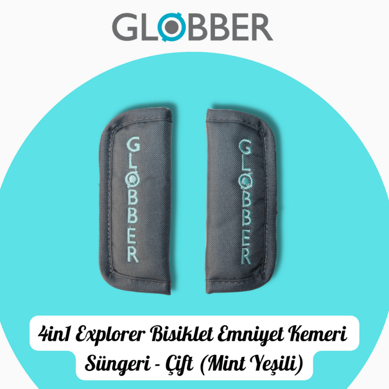 Globber 4in1 Explorer Bisiklet Emniyet Kemeri Süngeri (ÇİFT-Mint Yeşili)