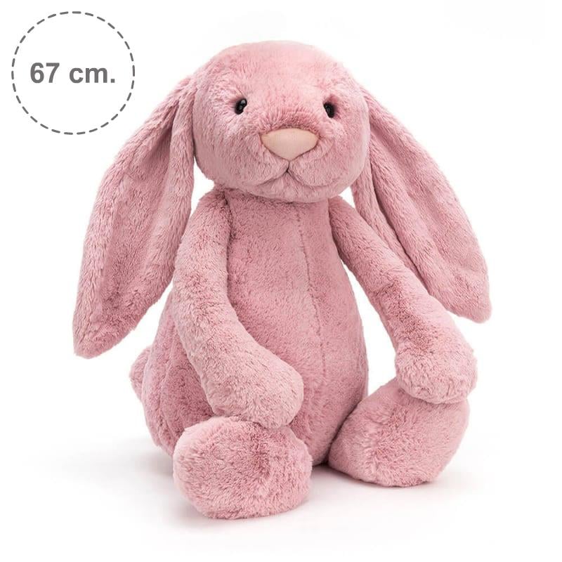 Jellycat Bashful Koyu Pembe Tavşan Dev Boy 67 cm