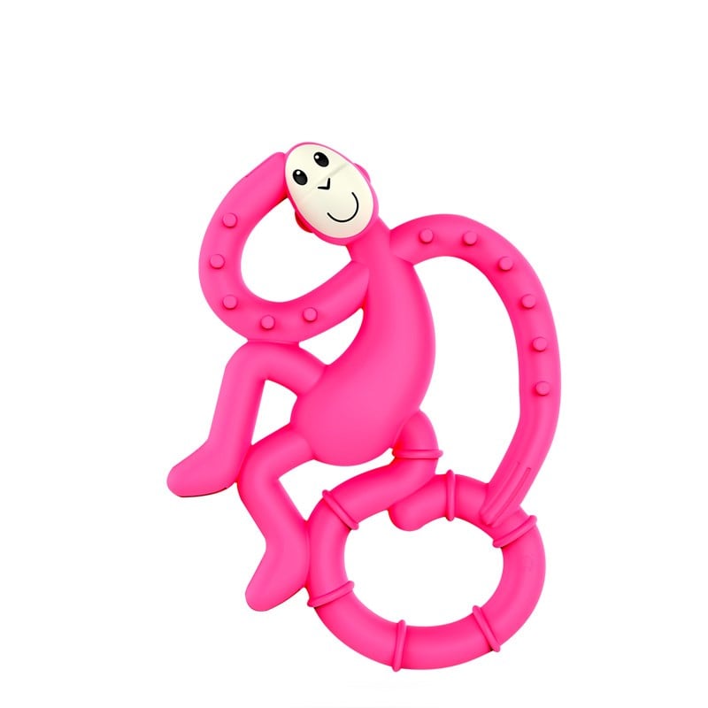 Matchstick Monkey Diş Oyuncağı - Mini Maymun - Pembe