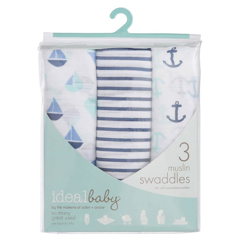 Ideal Baby Üçlü Müslin Set/Set Sail