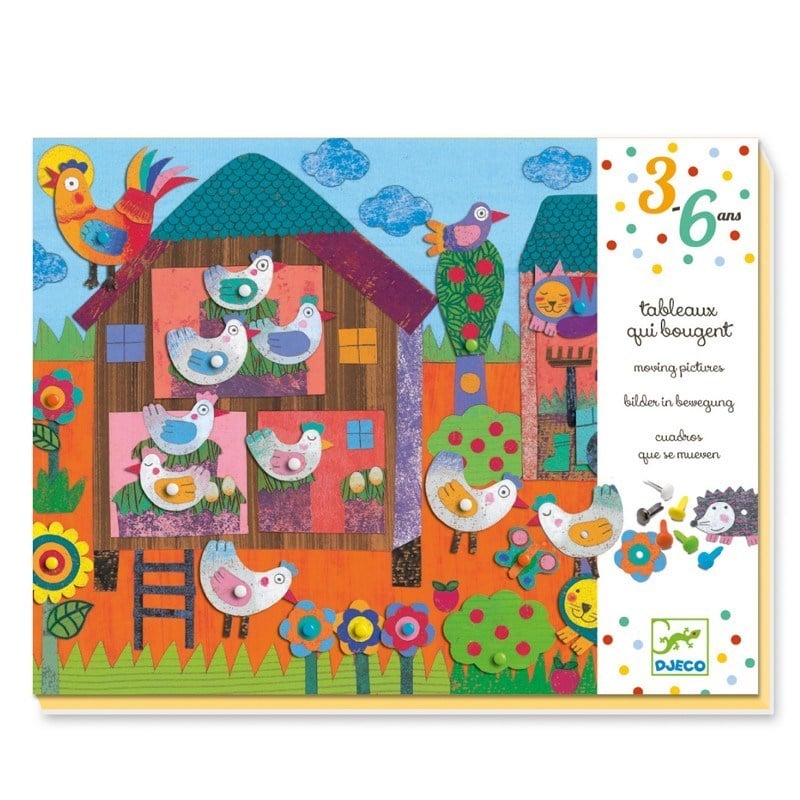 Djeco Yapıştırma Kartları/Small Farm