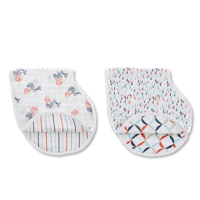 Aden Anais İkili Ağız Bezi ve Önlük/Tea Fish Pond