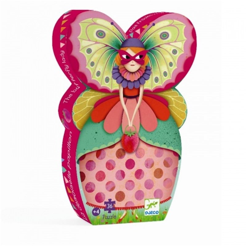 Djeco Dekoratif Puzzle 36 Parça/The Butterfly Lady