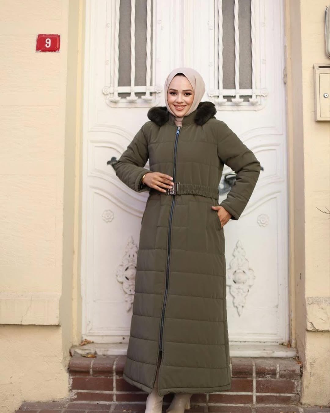  NOVA KUMAŞ  ASTARLI KAPİTONE MONT YESİL