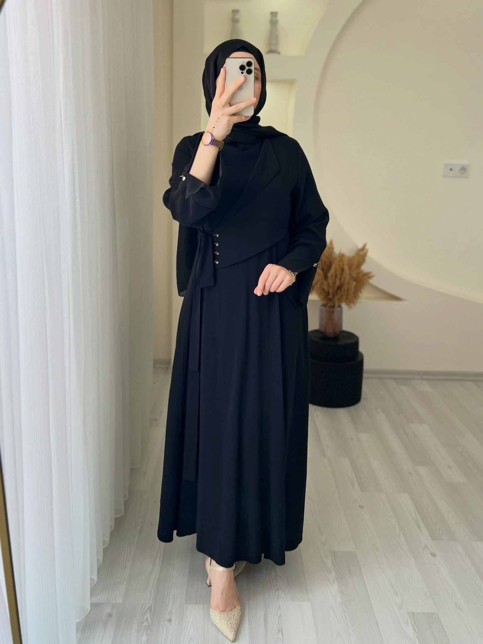 ELA ELBİSE  SİYAH
