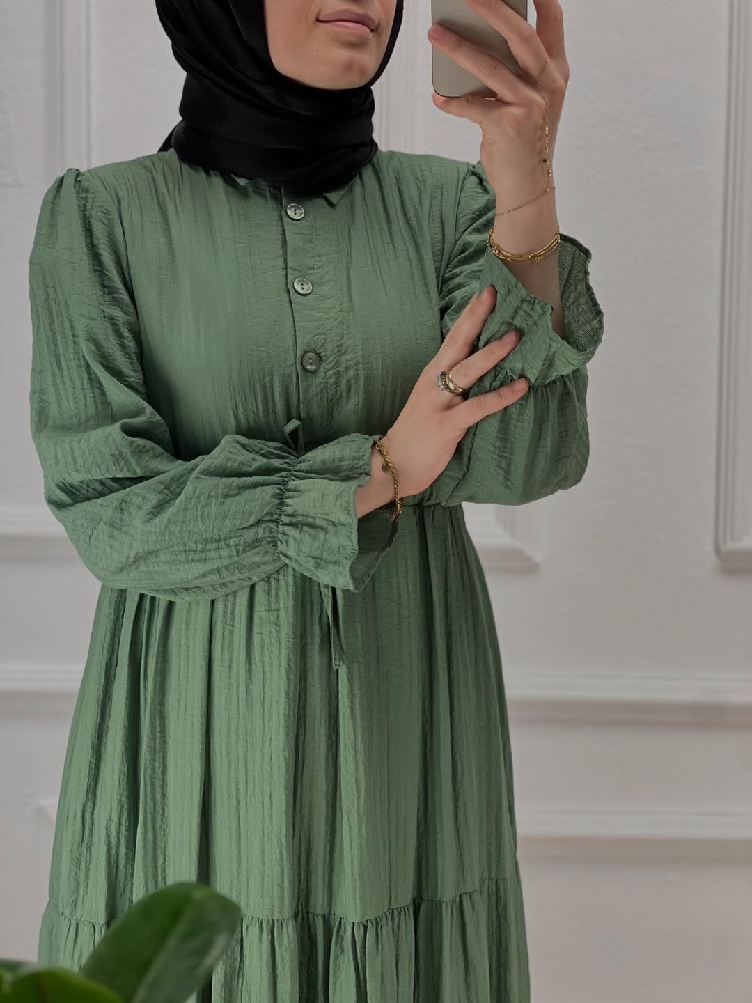 ELİF ELBİSE ÇAĞLA YEŞİL