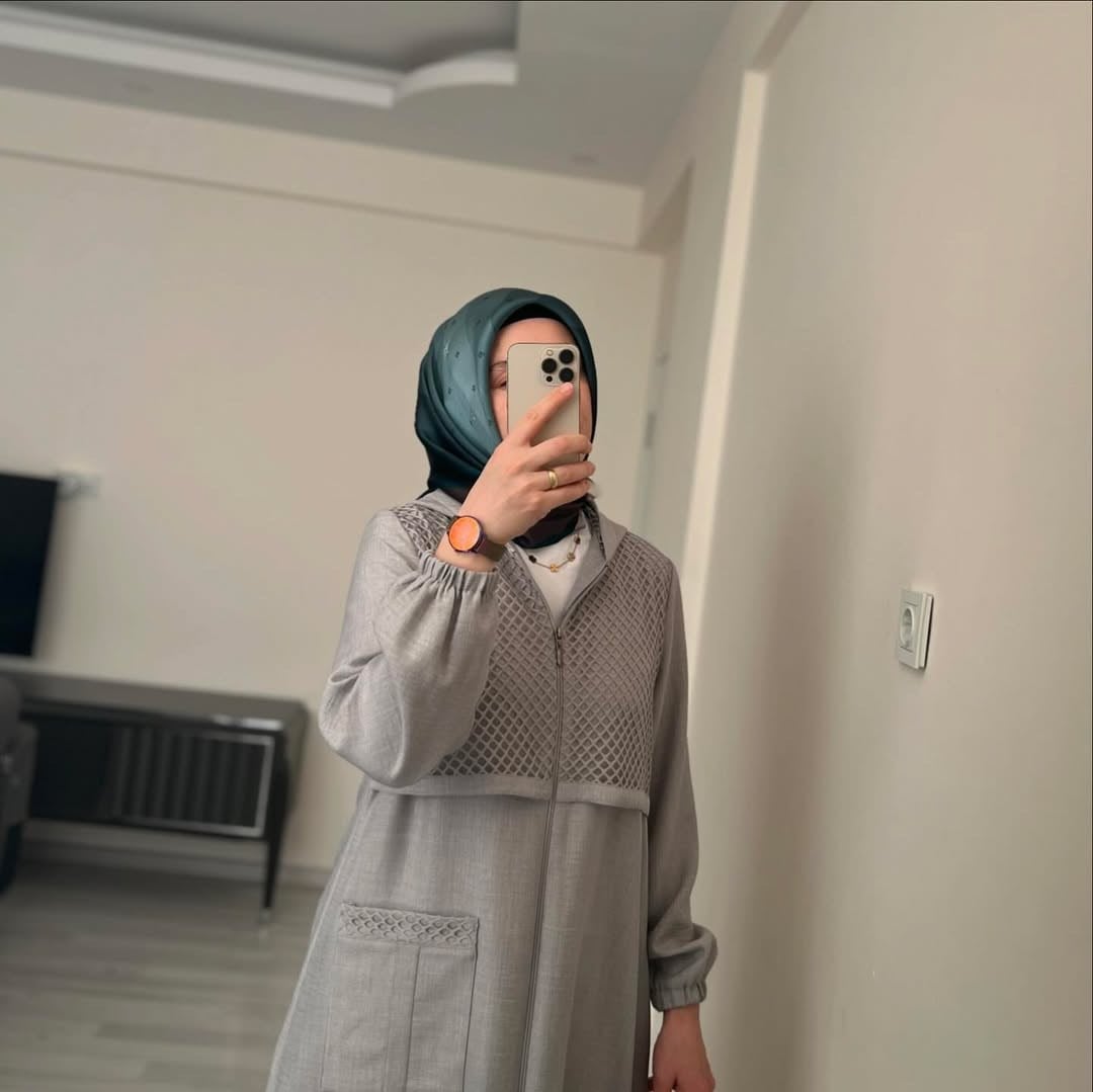 FİLE DETAYLI KAPİŞONLU AYRIBİN GİY-ÇIK GRİ