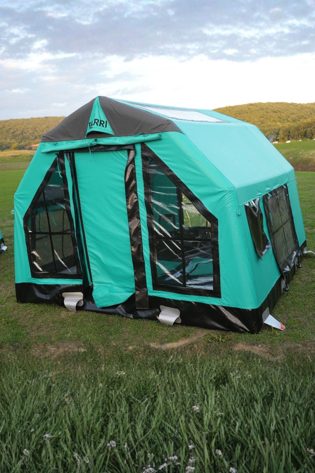 MARINA Inflatable Tent | Neon Green | 7 m² | 4–6 Person | All-Season Inflatable Tent