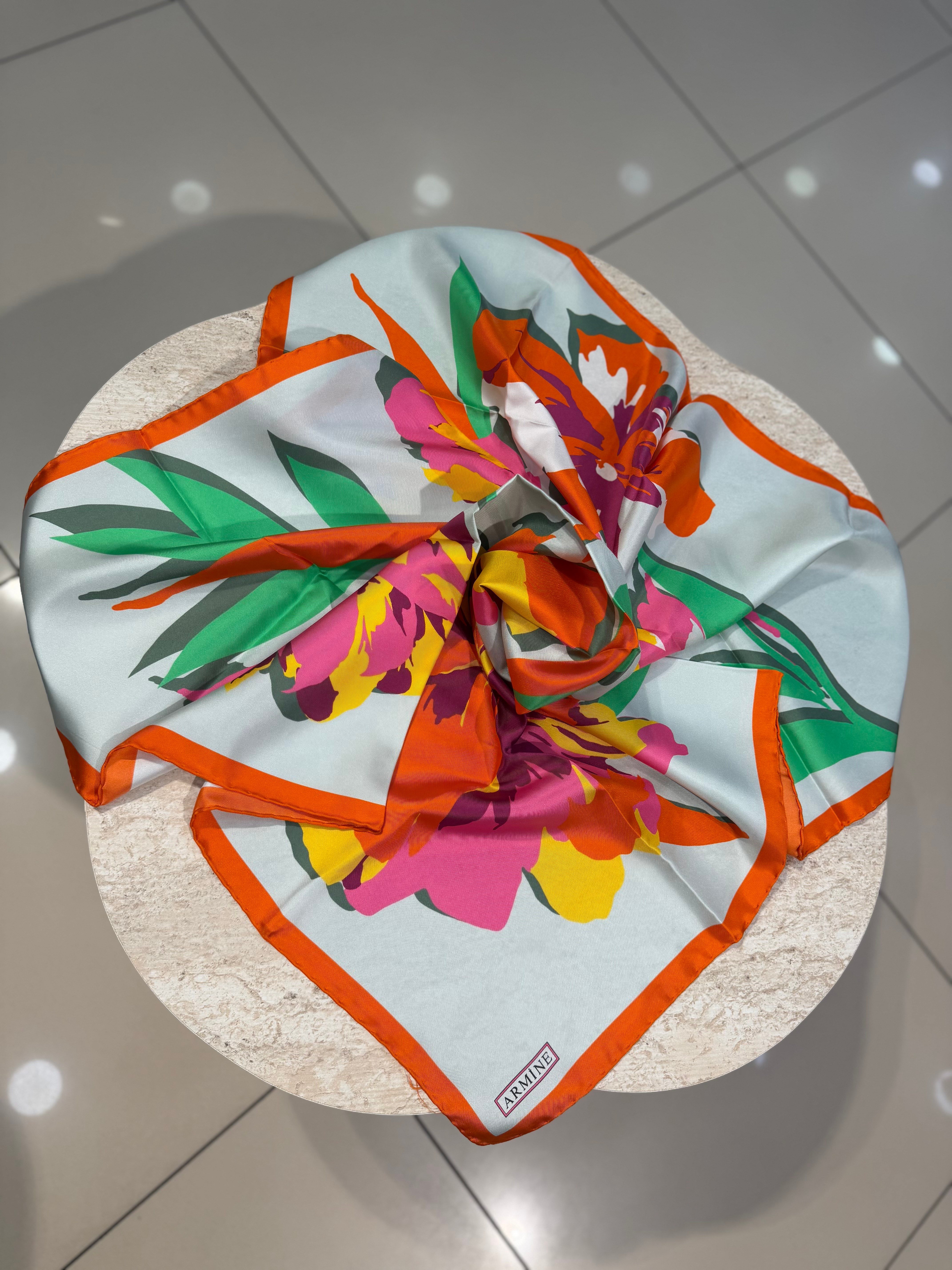ARMINE %100 TWİLL İPEK EŞARP