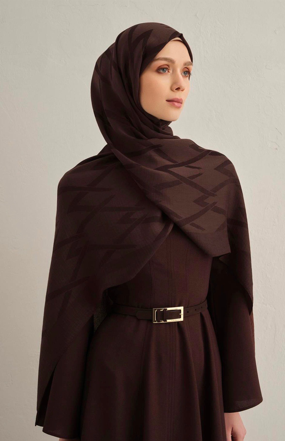 ARMINE LYOCELL ŞAL ÇİZGİ DESEN