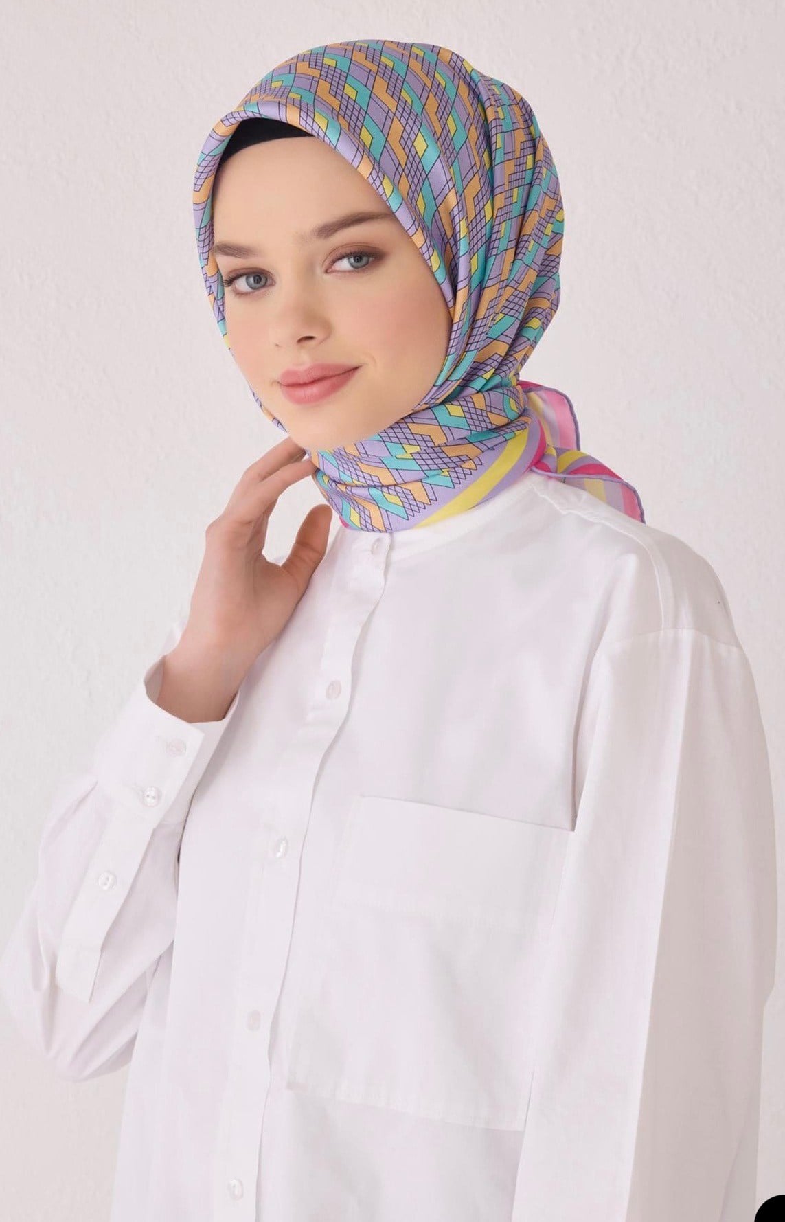BELLİ %100 TWİLL İPEK EŞARP