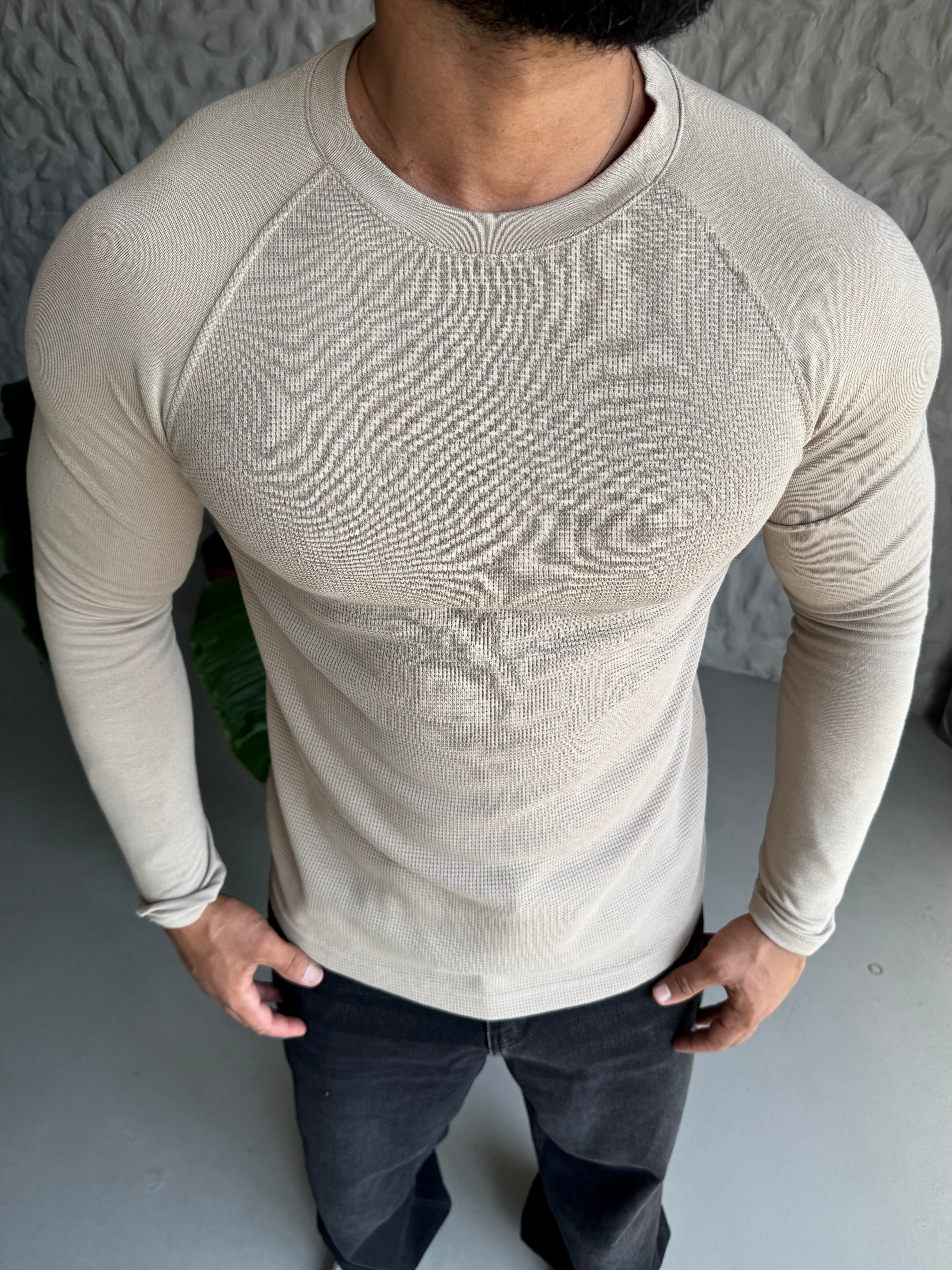 Beji Uzun Kol Reglan Kesim Sweat