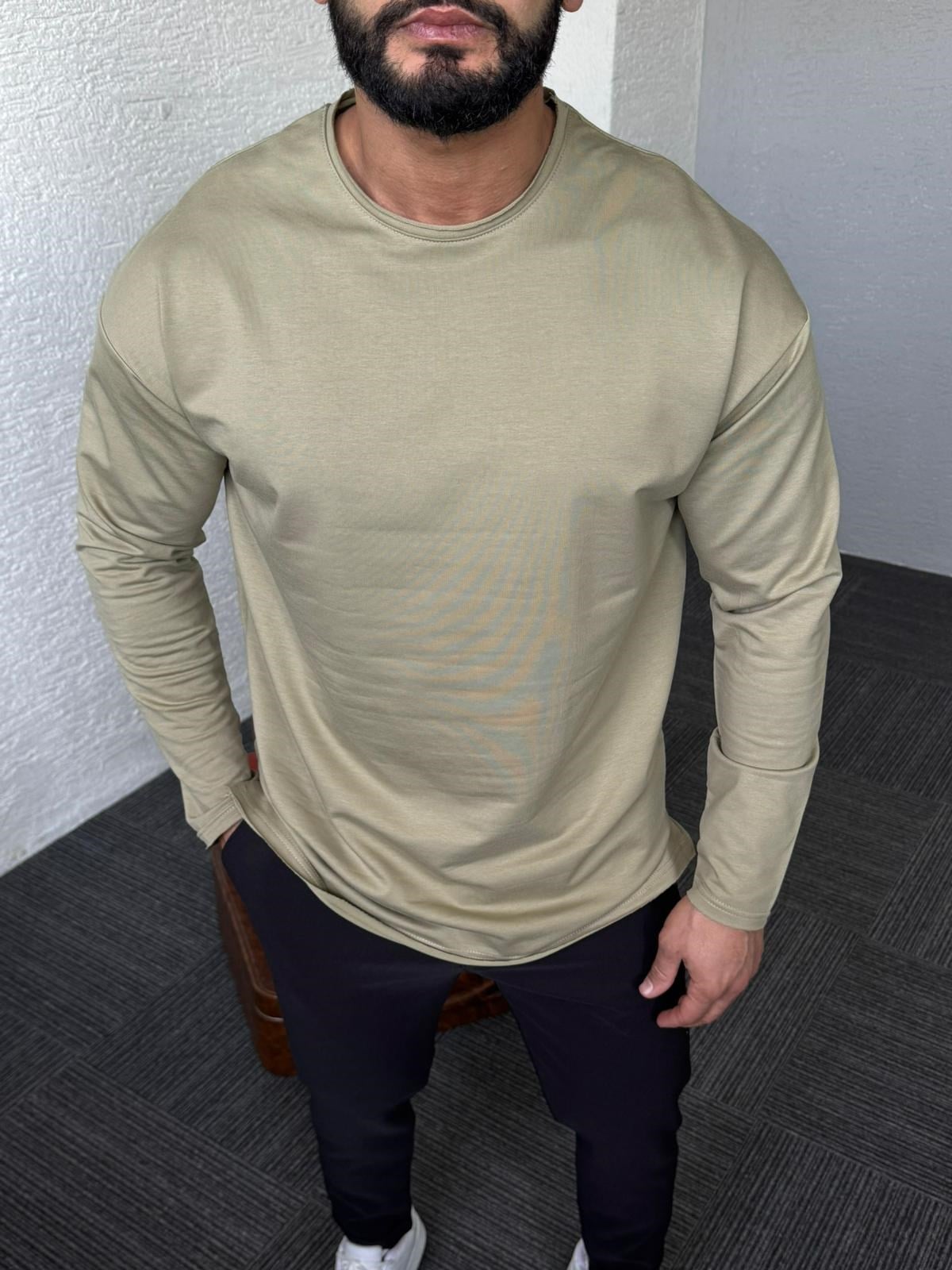 Çağla Basic Uzun Kol Sweat