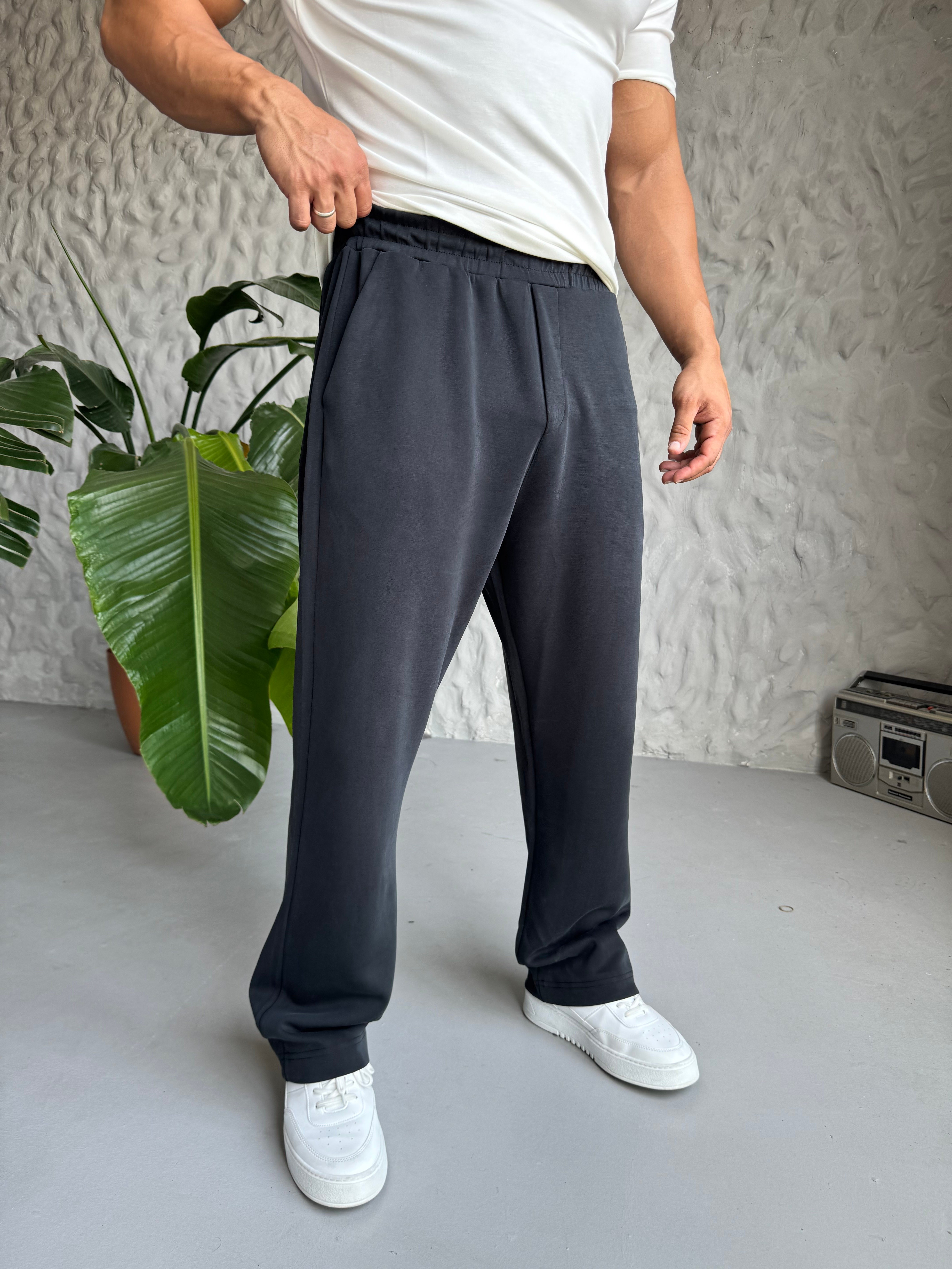 Siyah Premium Oysho Baggy Pantolon 
