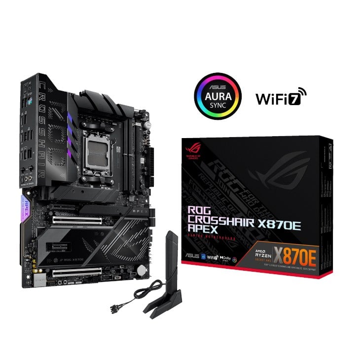 ASUS ROG CROSSHAIR X870E APEX AMD AM5 DDR5 ATX