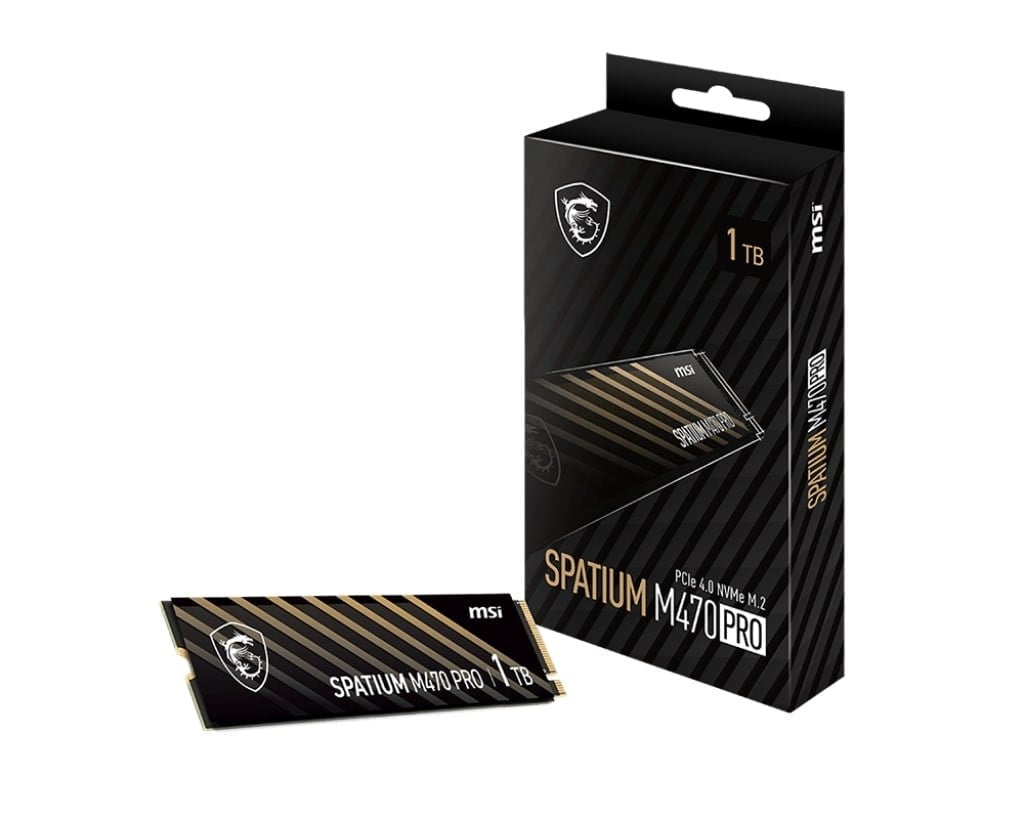 MSI SPATIUM M470 PRO PCIE 4.0 NVME M.2 1TB