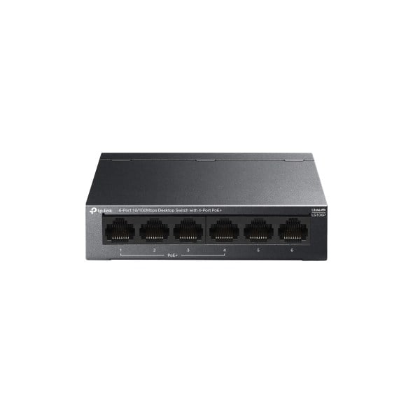 TP-LINK LS106P 6PORT 10/100 YÖNETİLEMEZ POE SWITCH