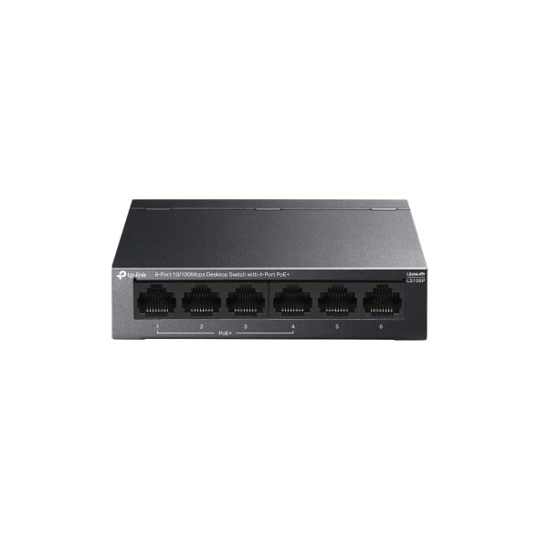 TP-LINK LS106P 6PORT 10/100 YÖNETİLEMEZ POE SWITCH