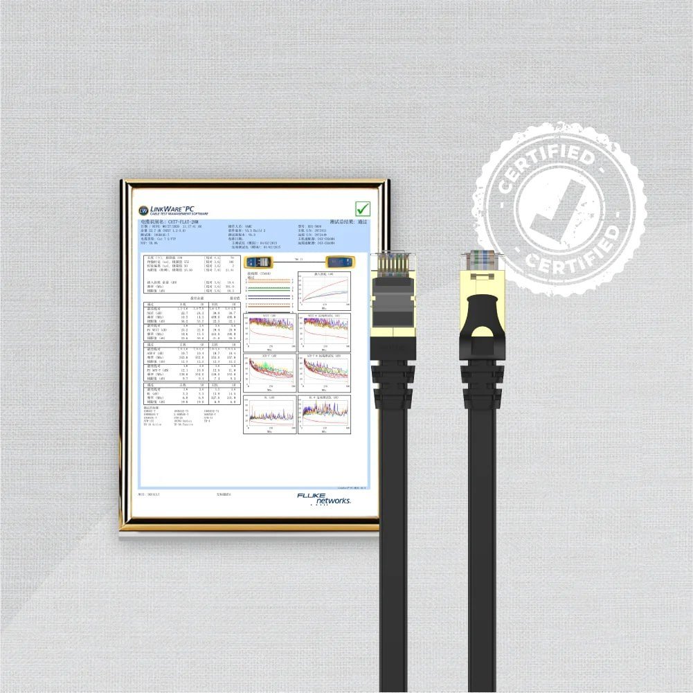 UNITEK CAT7 PATCH KABLO 10MT FLAT (C1897BK-10M)