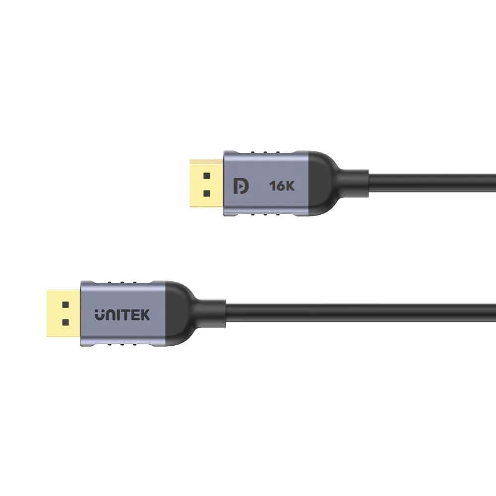 UNITEK DISPLAY PORT 2.1 KABLO 1MT 16K C1626GY01-1M)