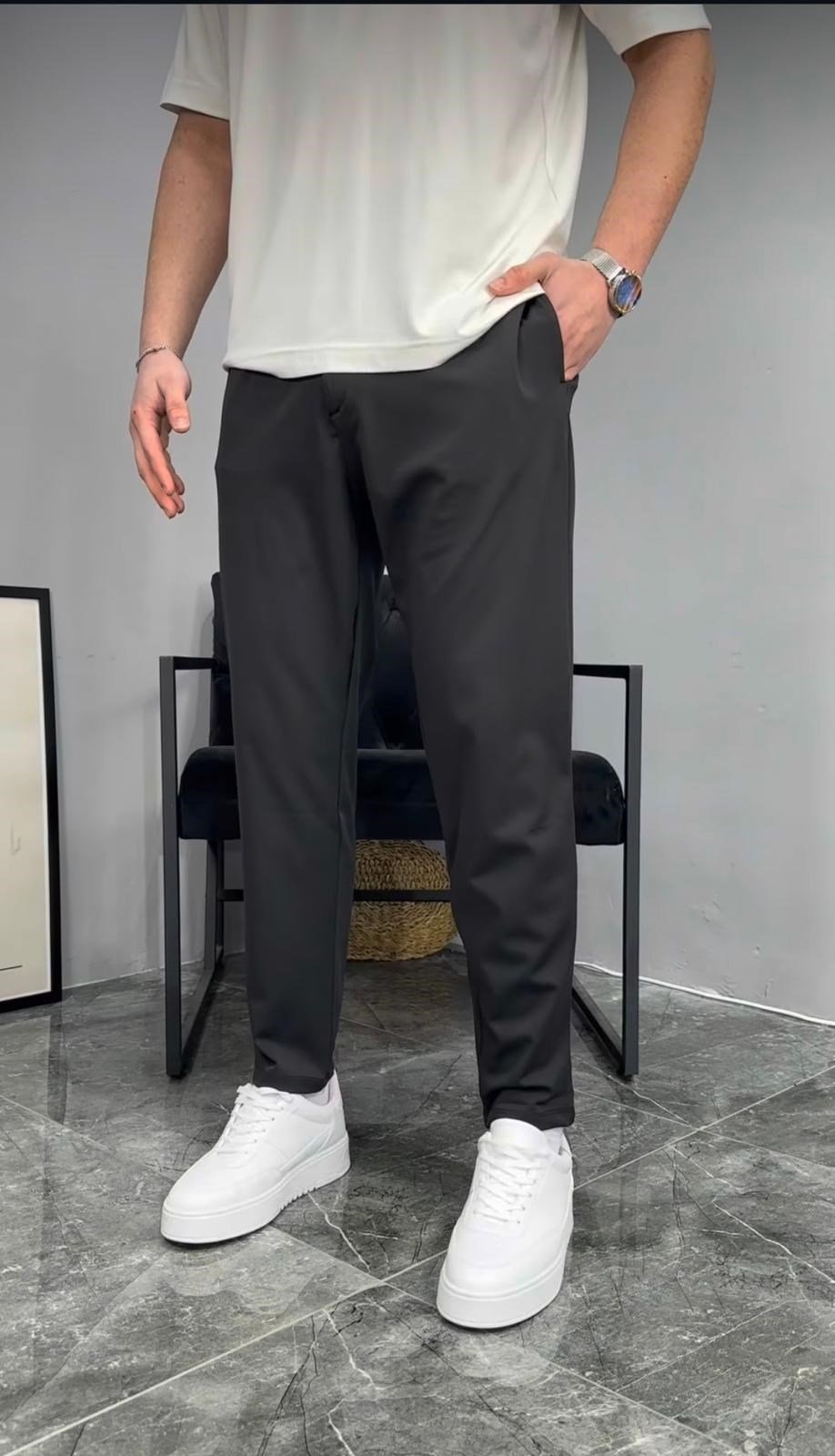 BASİC PARAŞÜT JOGGER PANTOLON (SİYAH)