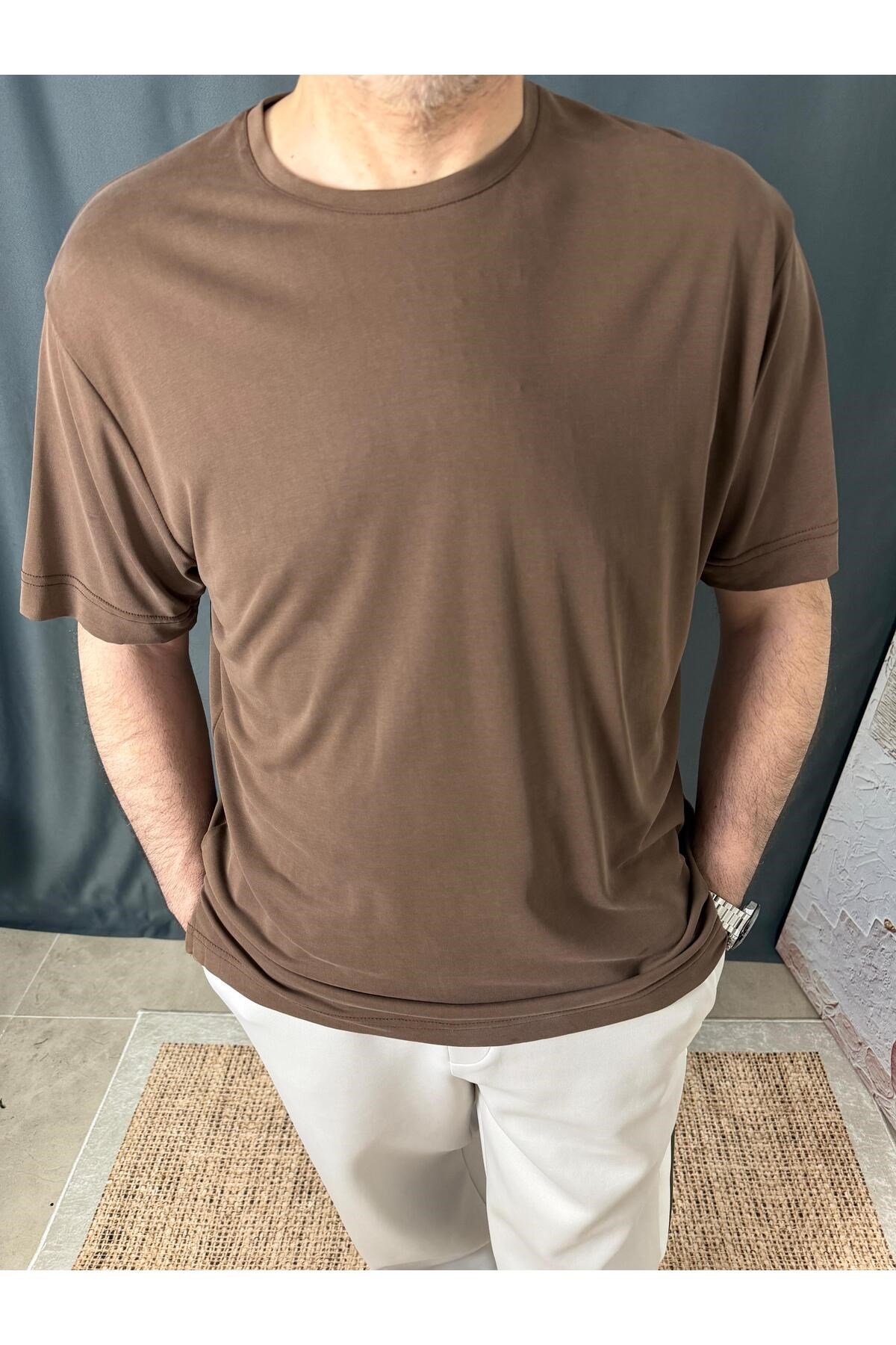 BİSİKLET YAKA MODAL TİŞÖRT