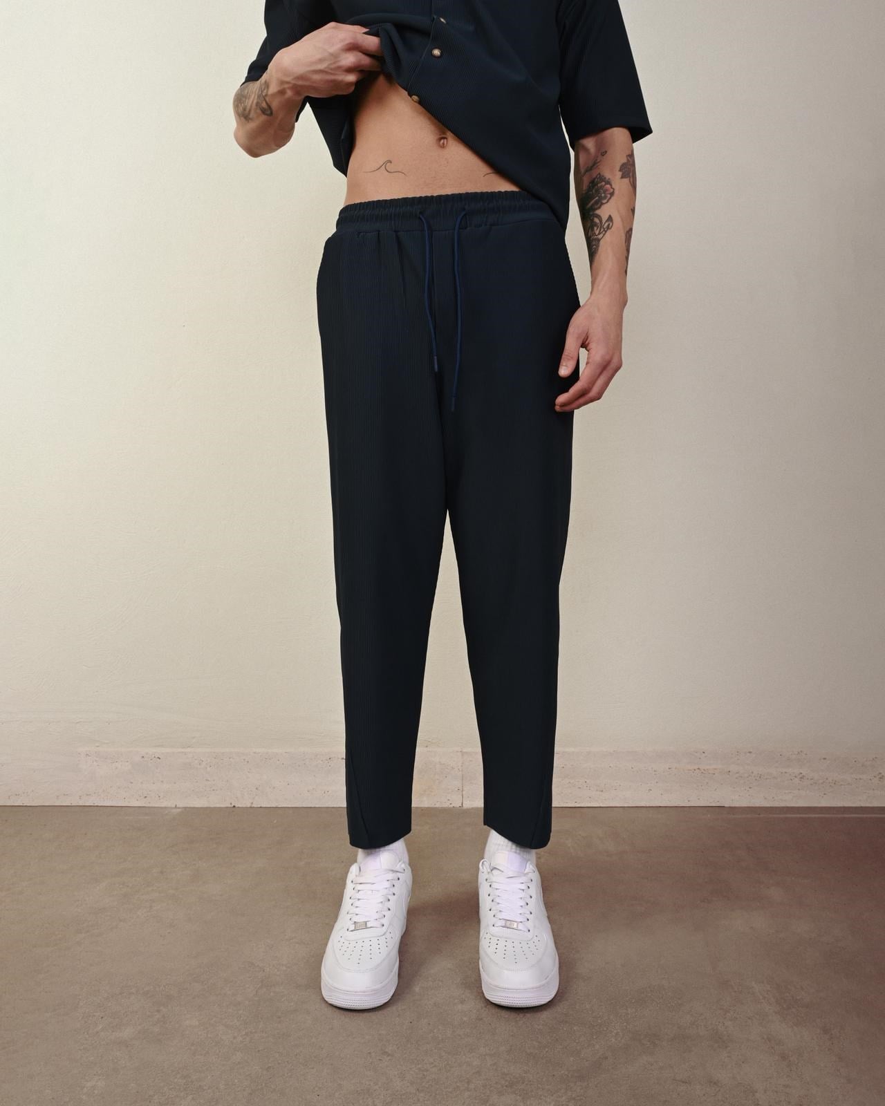 CARROT TIRTIKLI JOGGER (SİYAH)