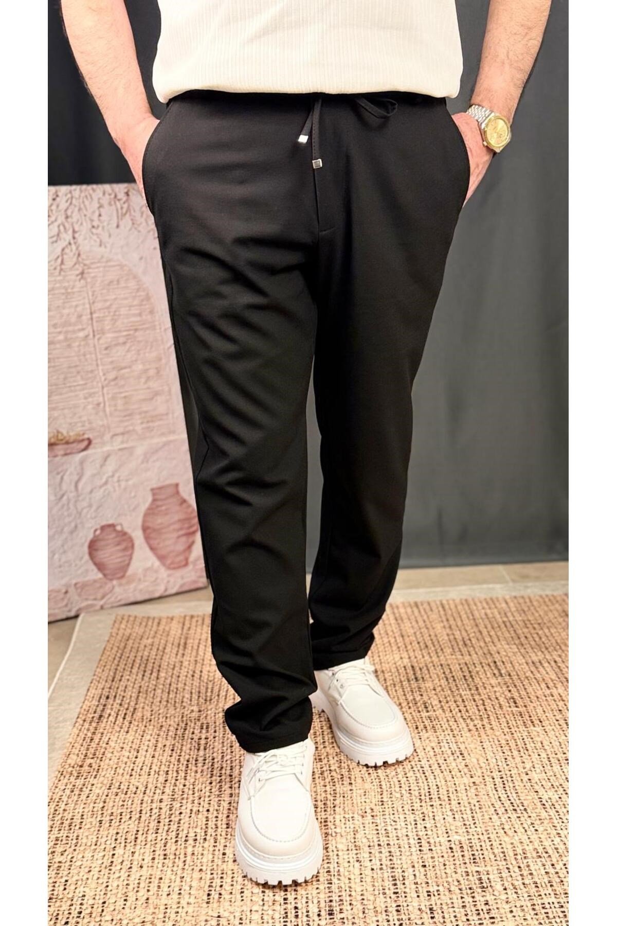 DAR KESİM KETEN PANTOLON