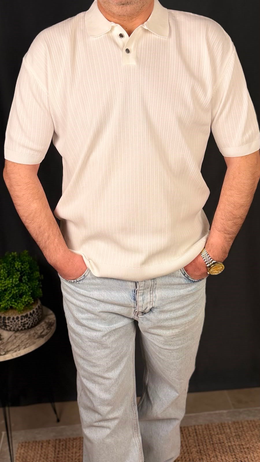 DÜĞMELİ POLO YAKA TİŞÖRT