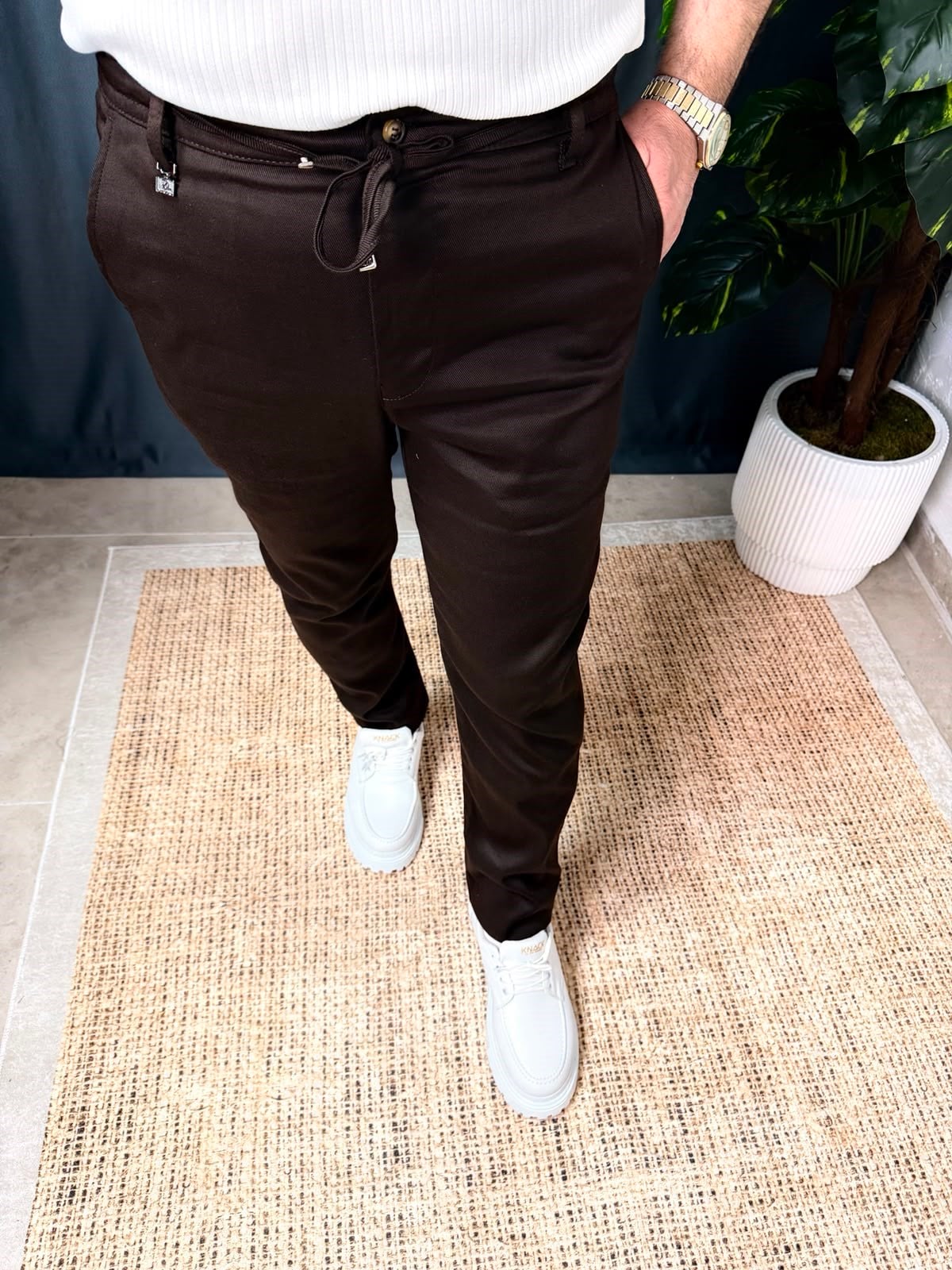 GABARDİN KETEN PANTOLON
