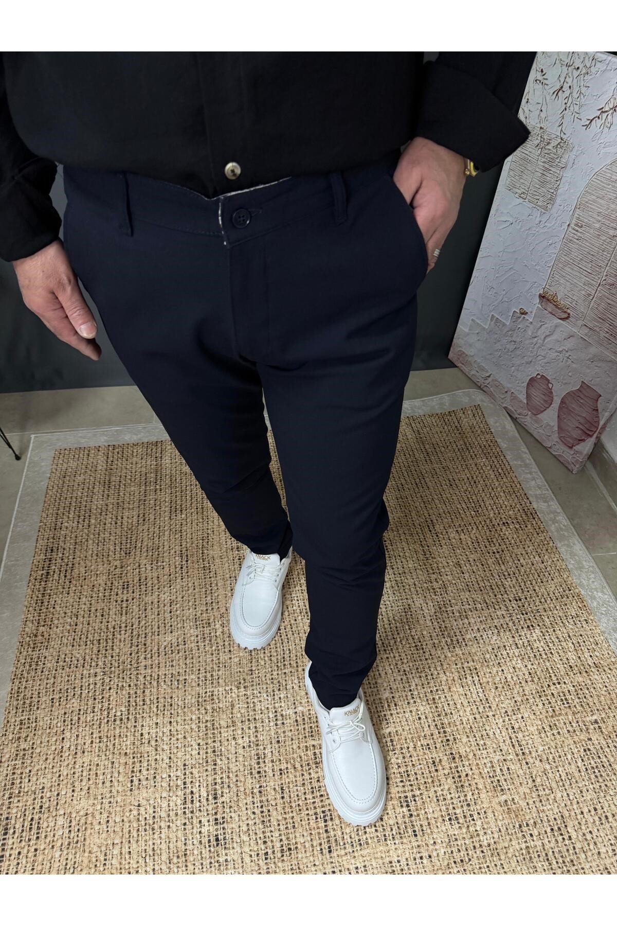 KLASİK DAR KESİM KUMAŞ PANTOLON