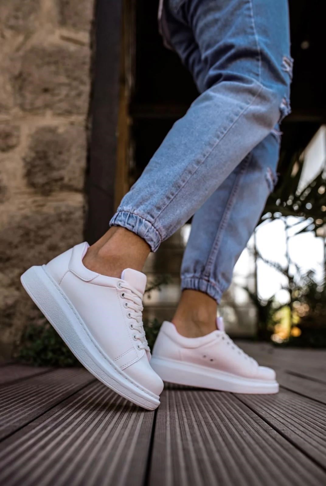 MACKREEZY ERKEK BAĞCIKLI SNEAKER AYAKKABI (BEYAZ)
