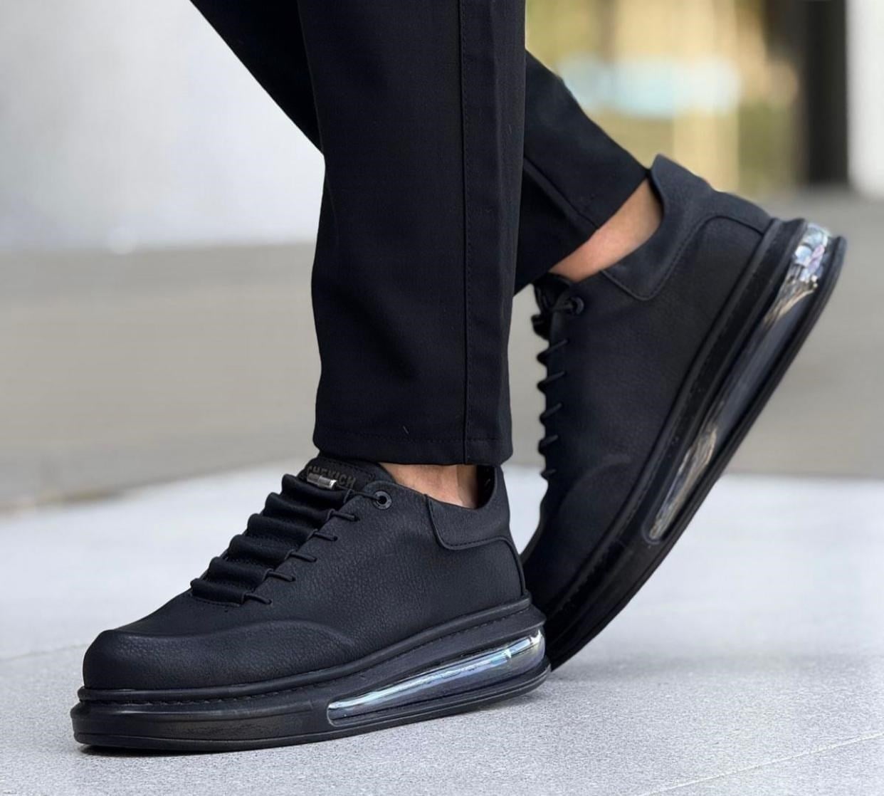 MACKREEZY ERKEK SNEAKER AYAKKABI (SİYAH)
