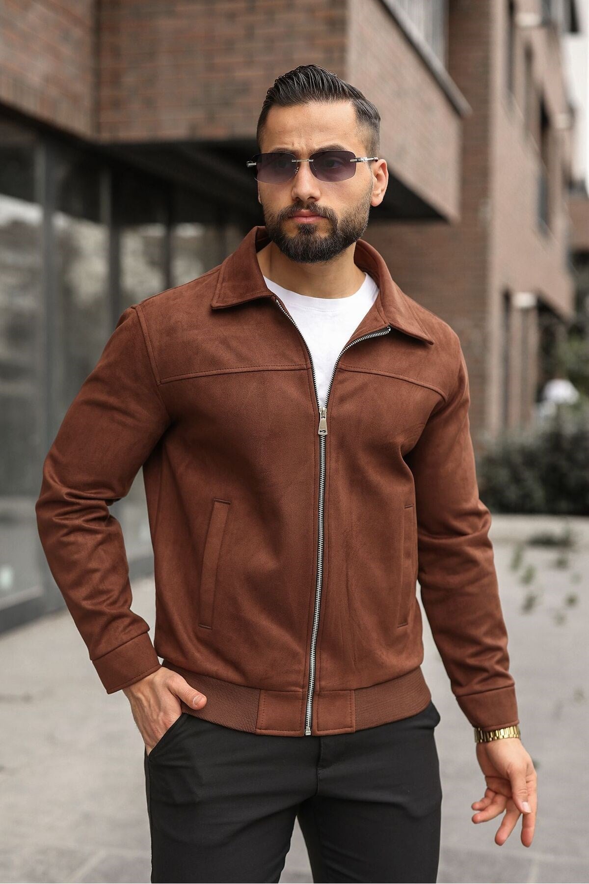 MEVSİMLİK SÜET CASUAL CEKET