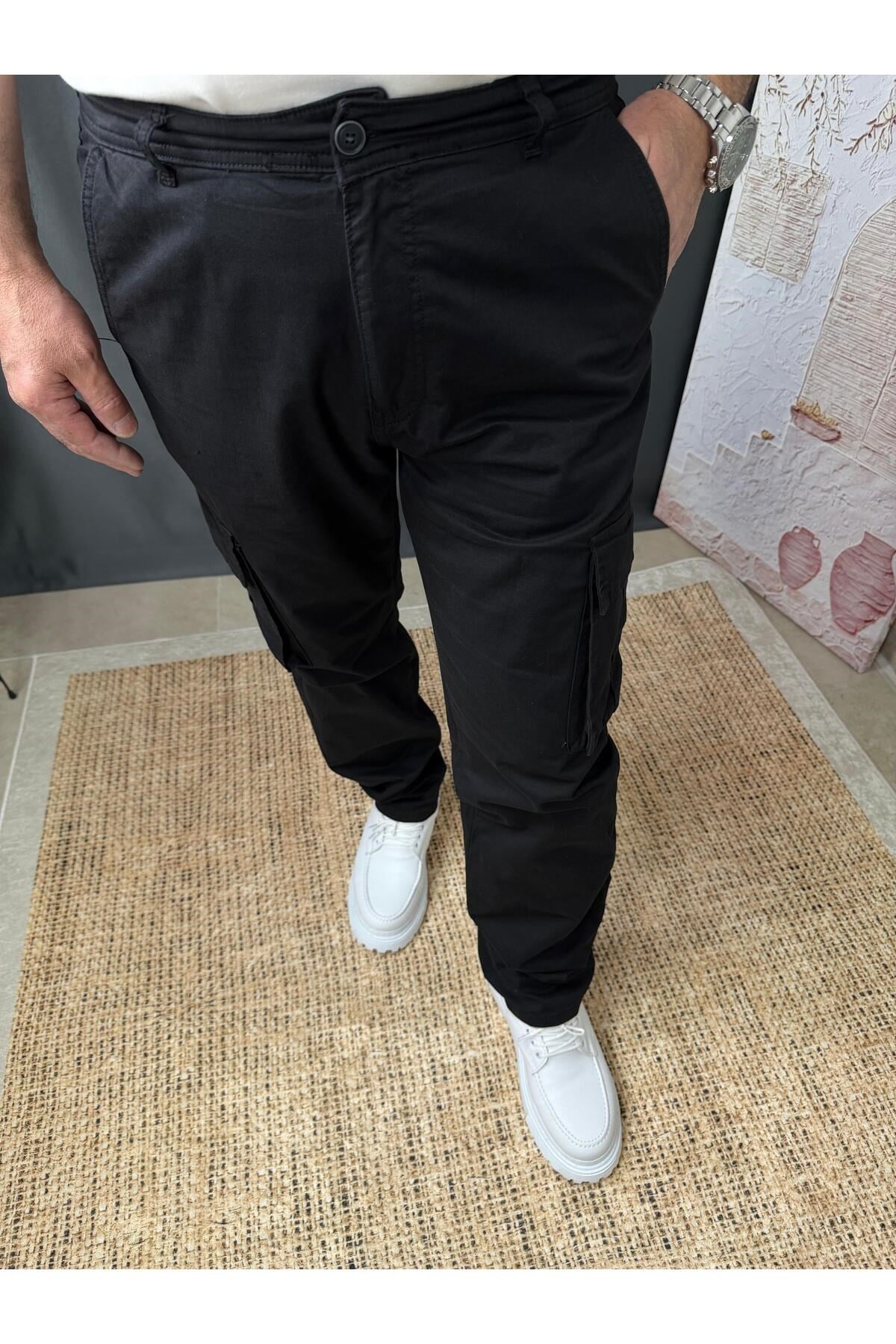 REGULAR PAÇA KARGO CEPLİ PANTOLON