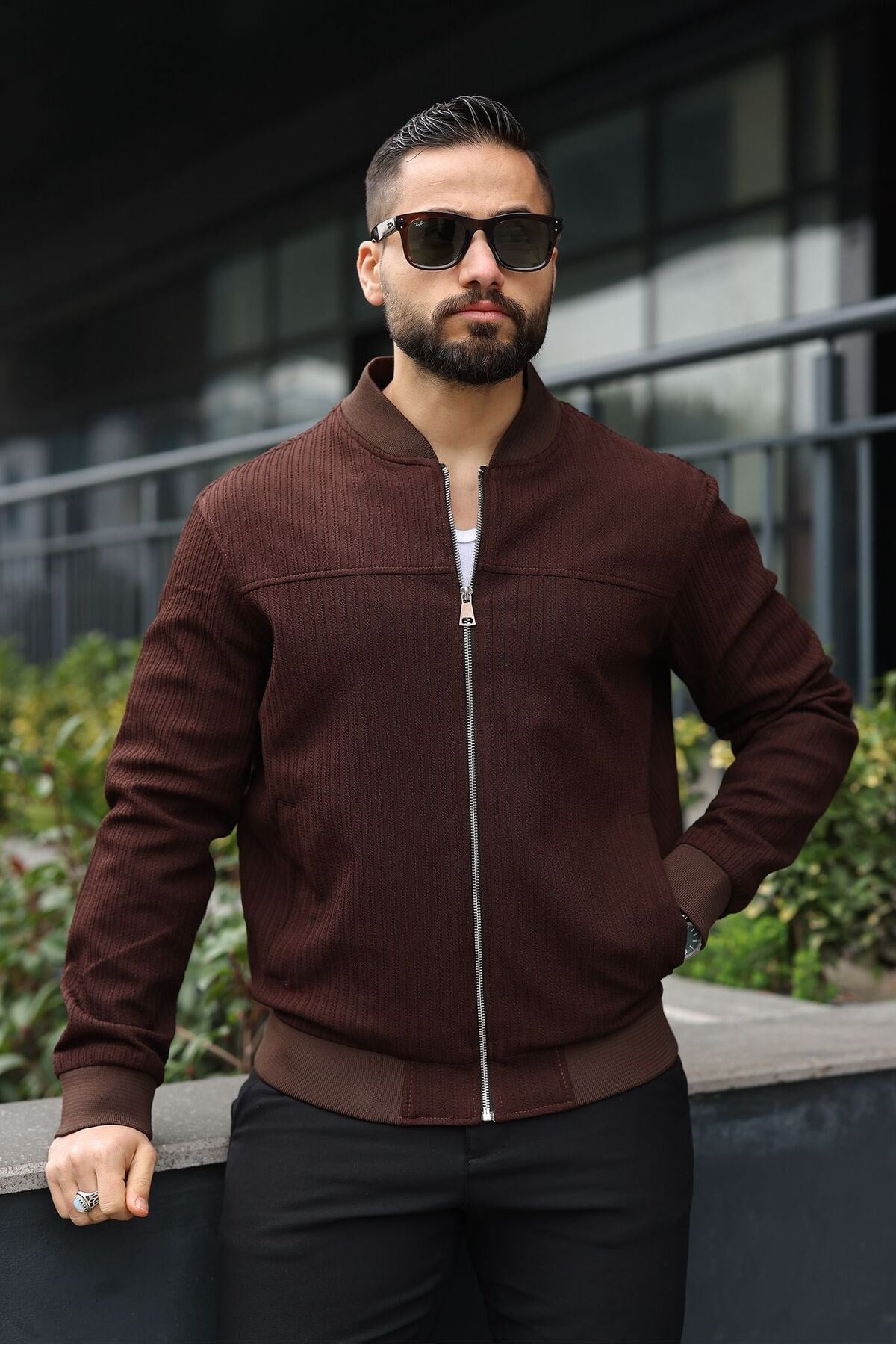 RELAX KESİM COLLEGE YAKA FİTİLLİ MEVSİMLİK ERKEK MONT