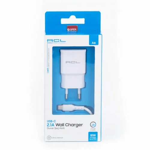 Şarj Takımı USB Type-C 2.1A 10W (1 Metre)