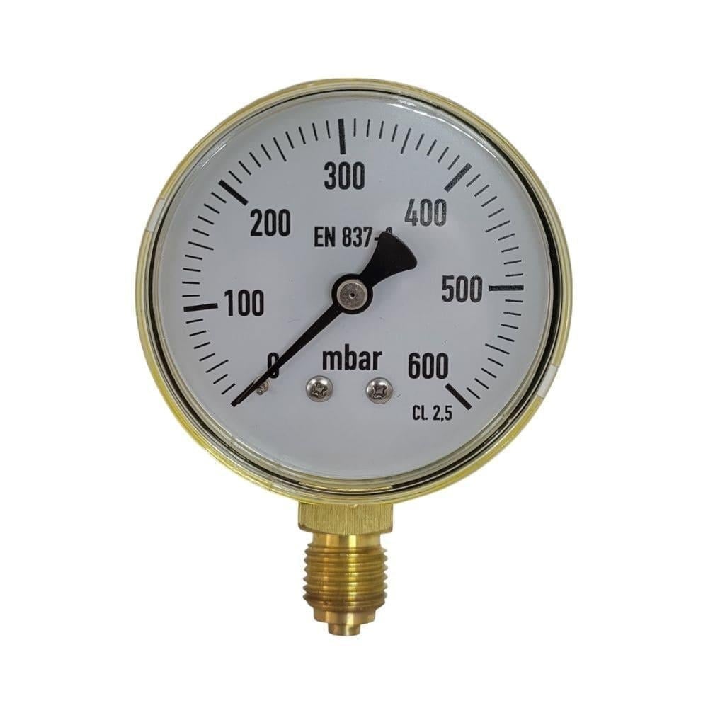Doğalgaz Manometresi Ø63-600 mbar-1/4''