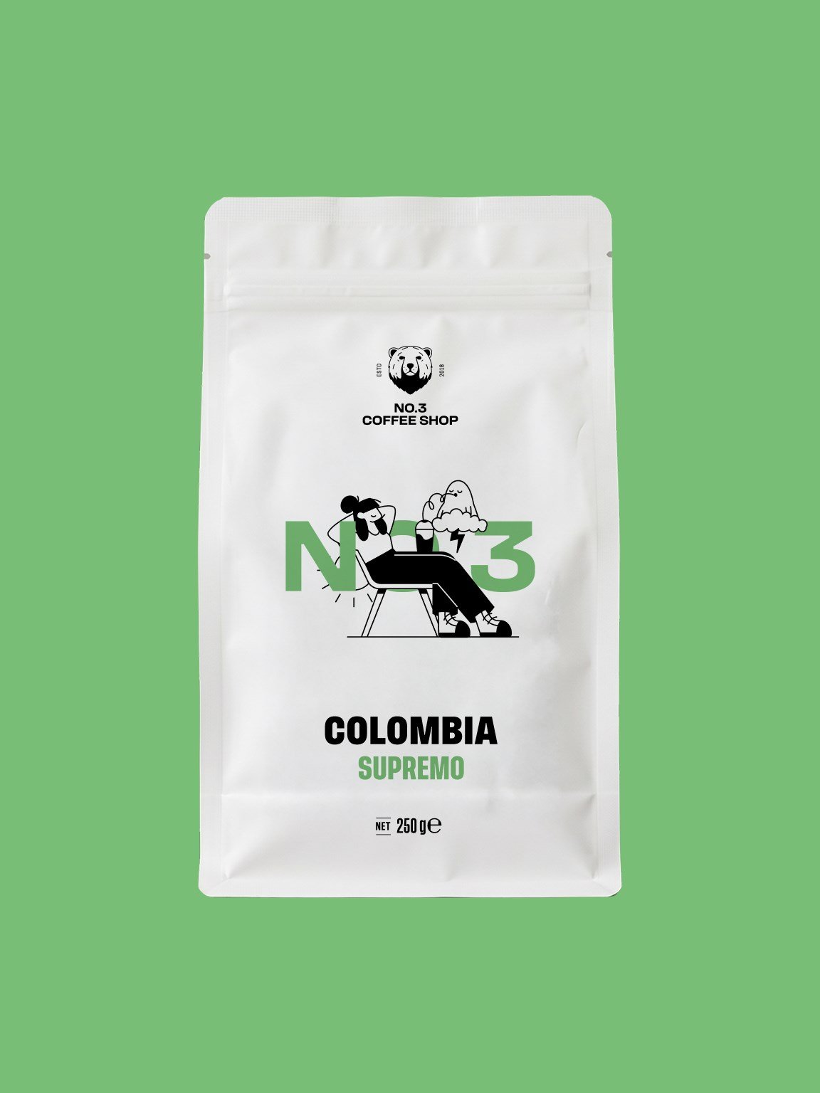 No.3 ® Colombia Supremo 250g 