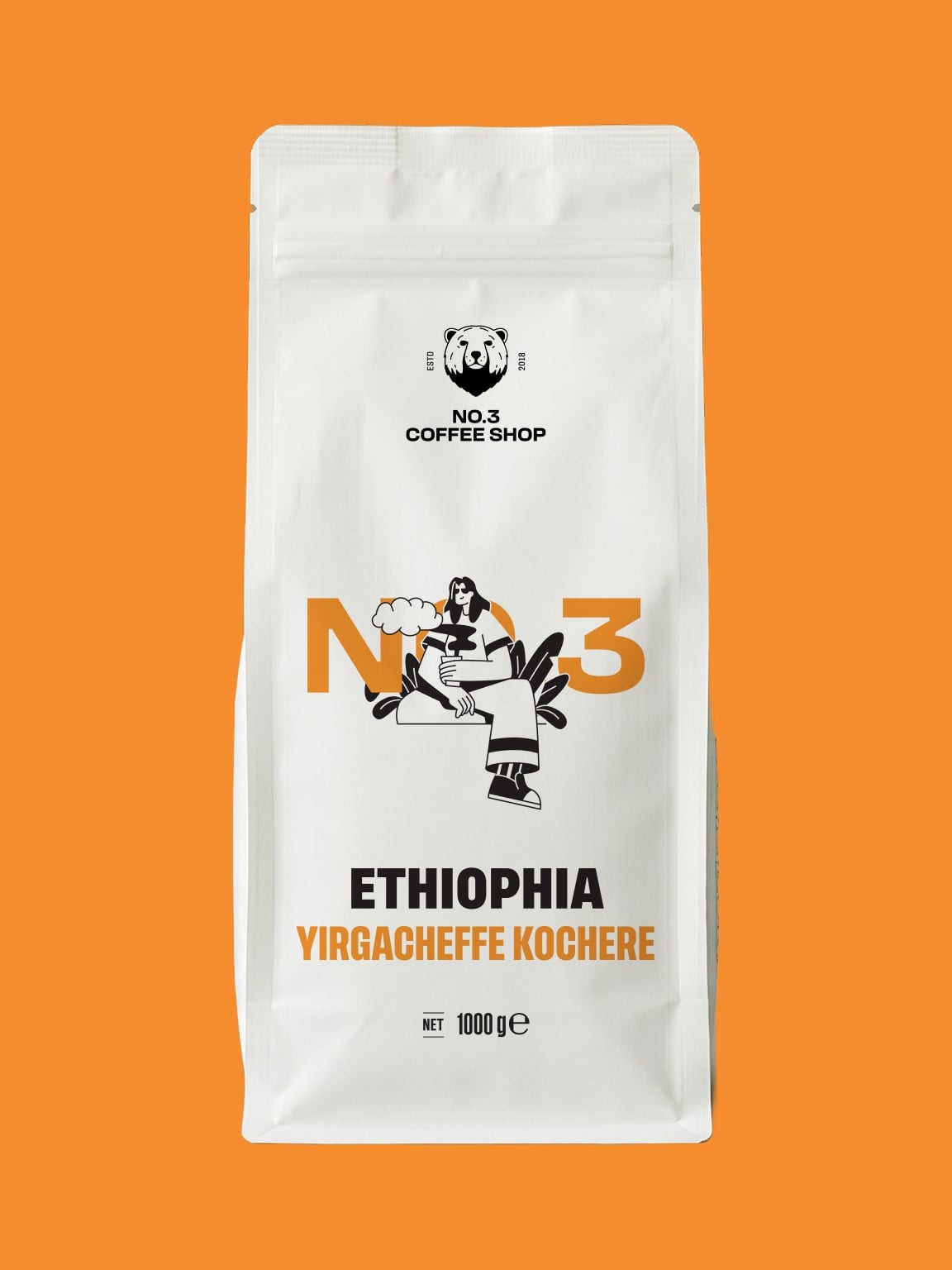 No.3 ® Ethiophia Yirgacheffe Kochere 1000g
